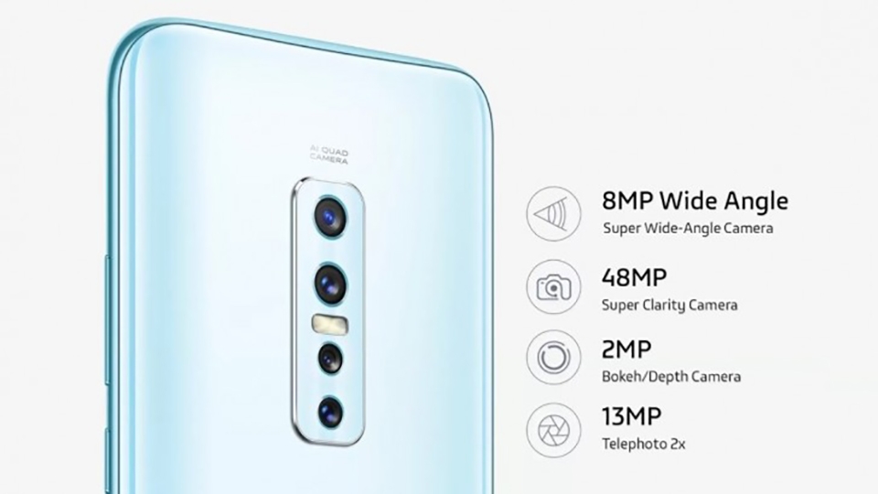 Cấu hình camera Vivo V17 Pro Cấu hình camera Vivo V17 Pro