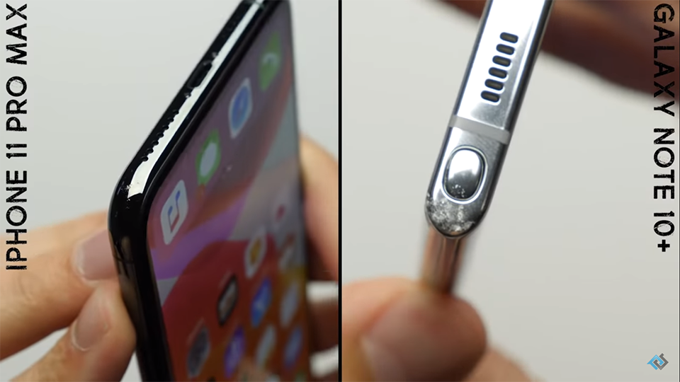 Thả rơi iPhone 11 Pro Max và Galaxy Note 10+ (ảnh 3)