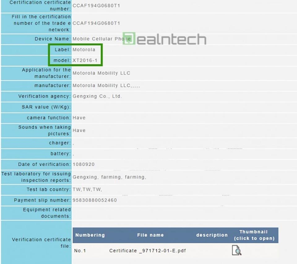 Motorla One Macro đạt chứng nhận NCC (ảnh 1)