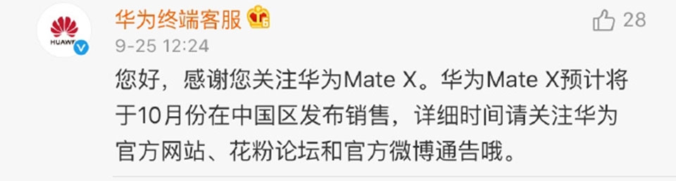 Huawei Mate X Huawei Mate X