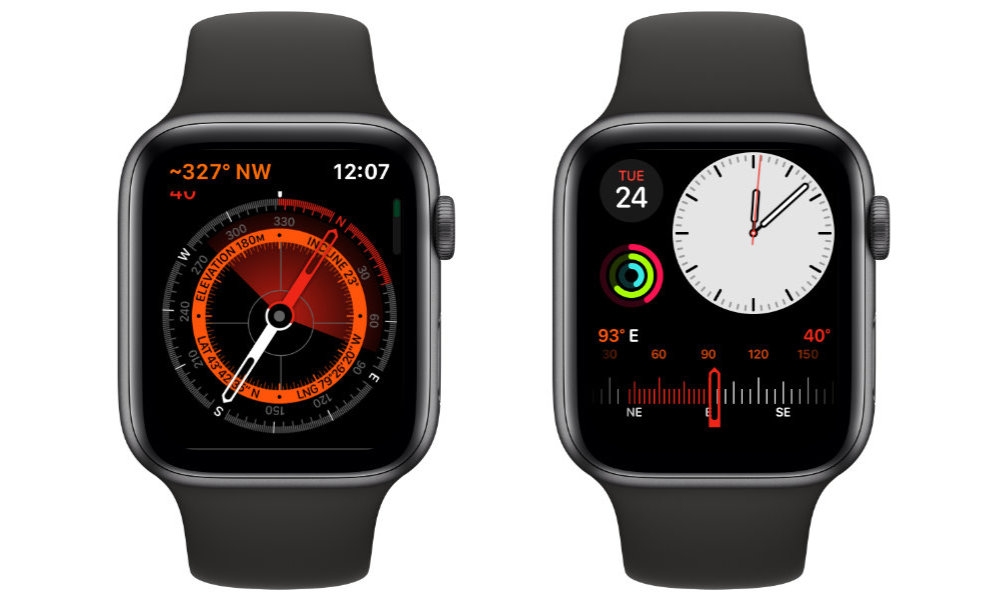 tích hợp la bàn trong Apple Watch series 5