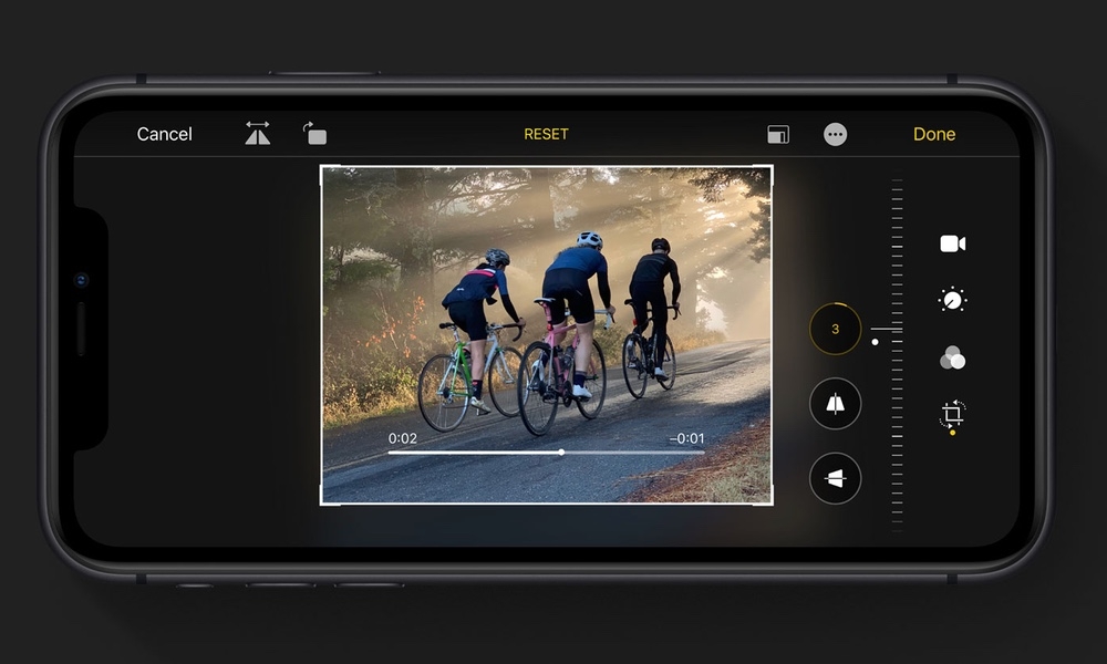 edit video trong ios 13