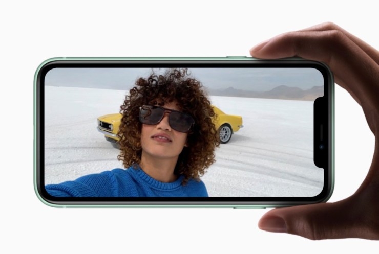 selfie chuyển động chậm trên iPhone 11