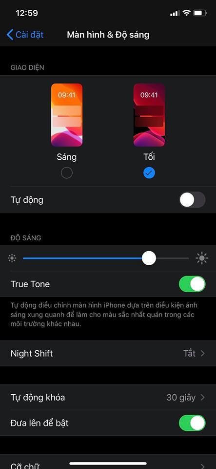 Tắt tính năng nâng lên để bật màn hình Tắt tính năng nâng lên để bật màn hình
