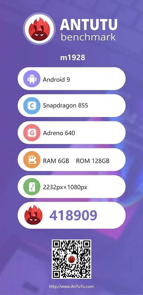 Meizu 16T lộ điểm hiệu năng trên AnTuTu Meizu 16T lộ điểm hiệu năng trên AnTuTu
