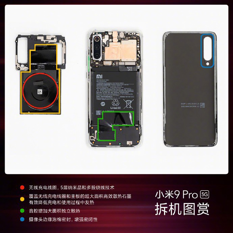 Mổ bụng Xiaomi Mi 9 Pro 5G (ảnh 1) Mổ bụng Xiaomi Mi 9 Pro 5G (ảnh 1)