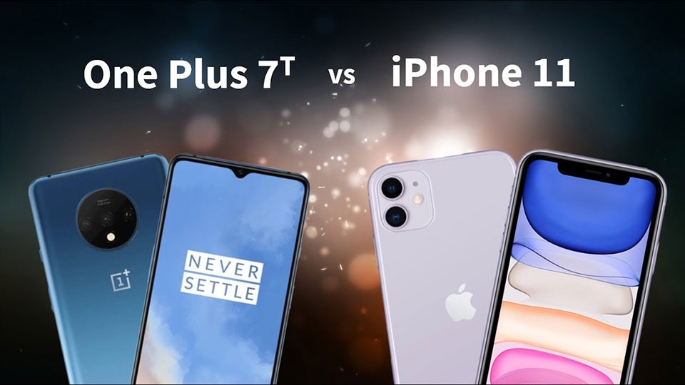 iPhone 11 vs OnePlus 7T iPhone 11 vs OnePlus 7T