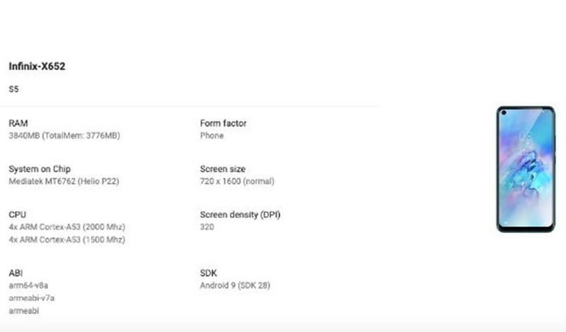 Infinix Hot S5