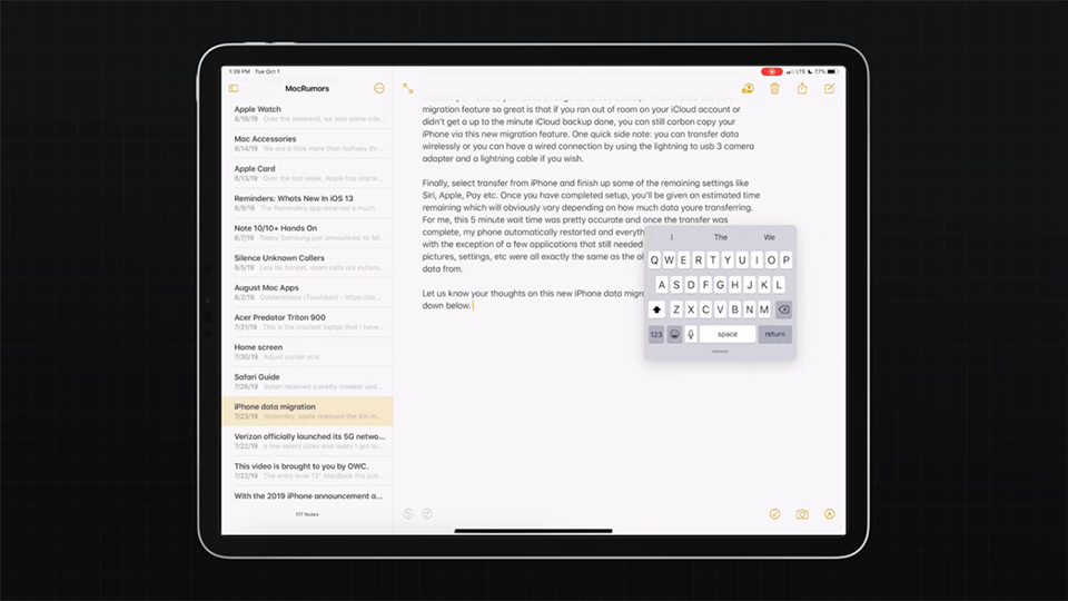 Tính năng hay trên iPadOS (ảnh 2)