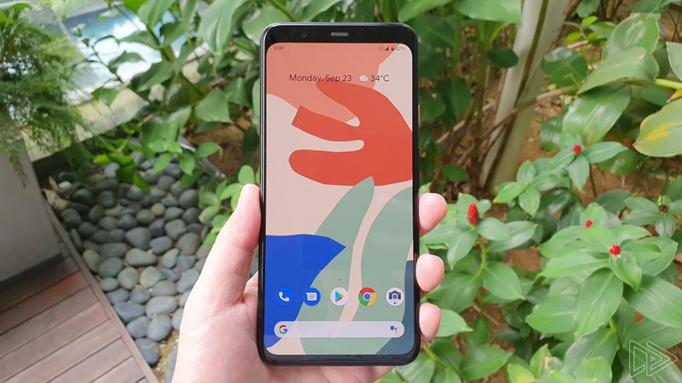 pixel 4 mặt trước