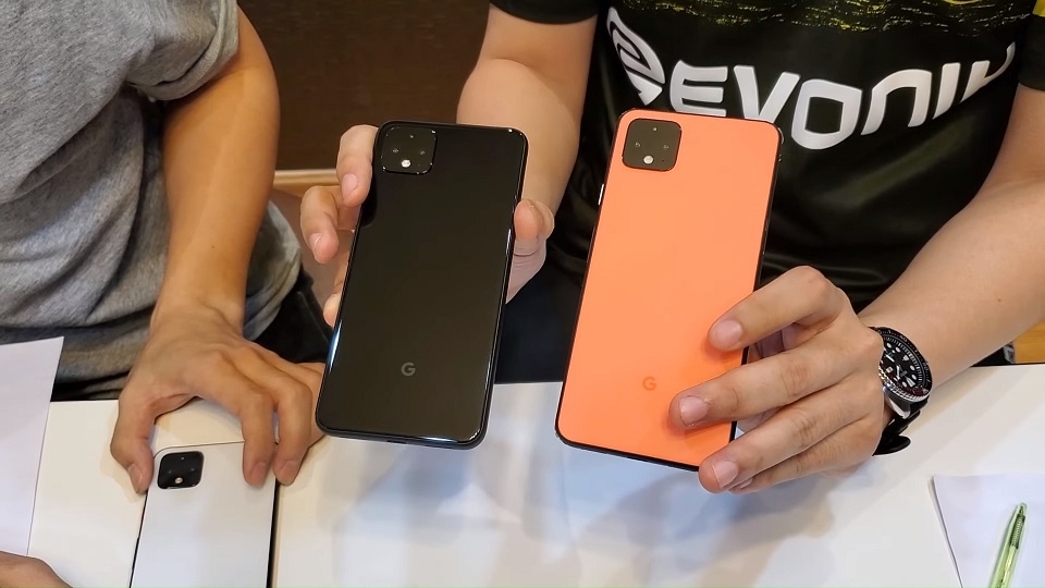 pixel 4 mặt sau