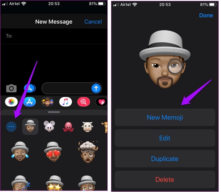 Cách chỉnh sửa hoặc xóa Memoji Cách chỉnh sửa hoặc xóa Memoji