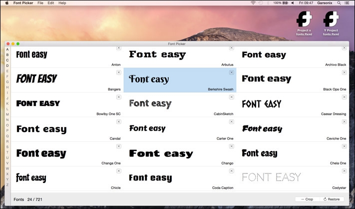 Font Picker Font Picker