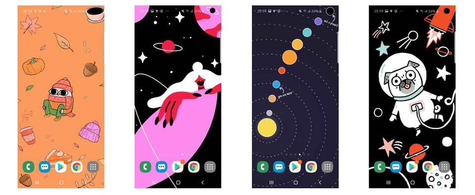 Hình nền Samsung mới Hình nền Samsung mới