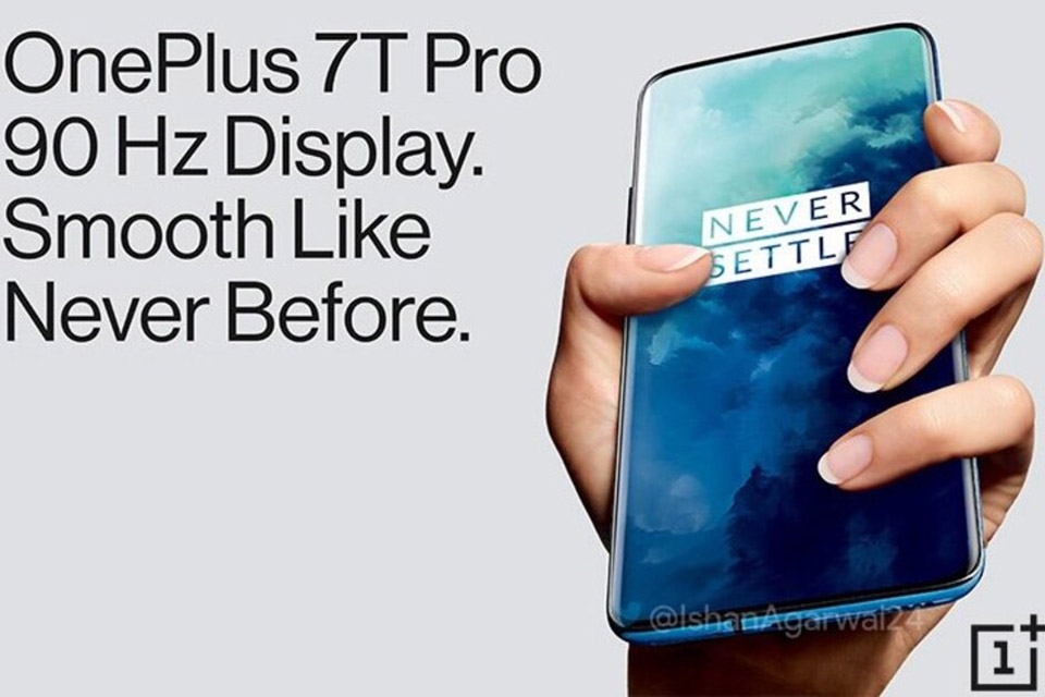 OnePlus 7T Pro sẽ có màn hình 90Hz