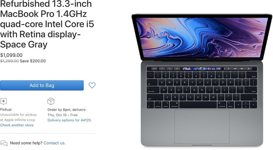 MacBook Pro 13 inch 2019