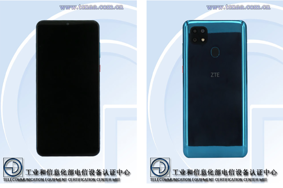 ZTE Blade 20 đạt chứng nhận TENAA (ảnh 1)