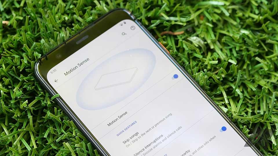 Motion Sense trên Pixel 4