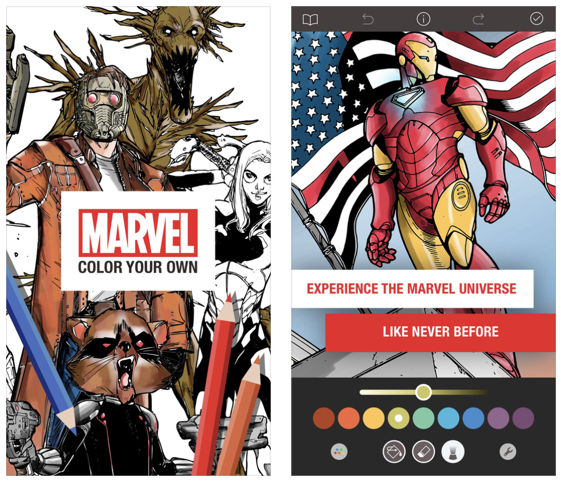 ung dung va game marvel
