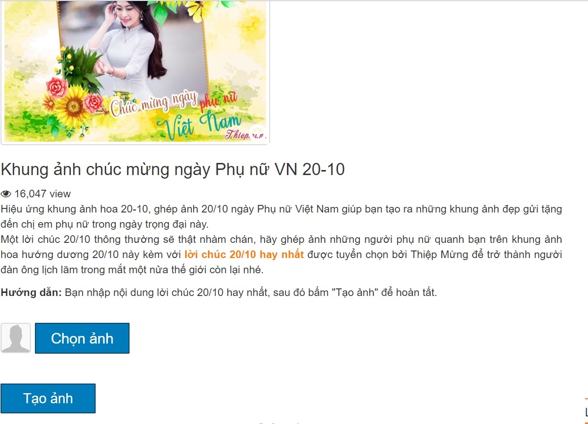 Tạo thiệp 20/10 Tạo thiệp 20/10