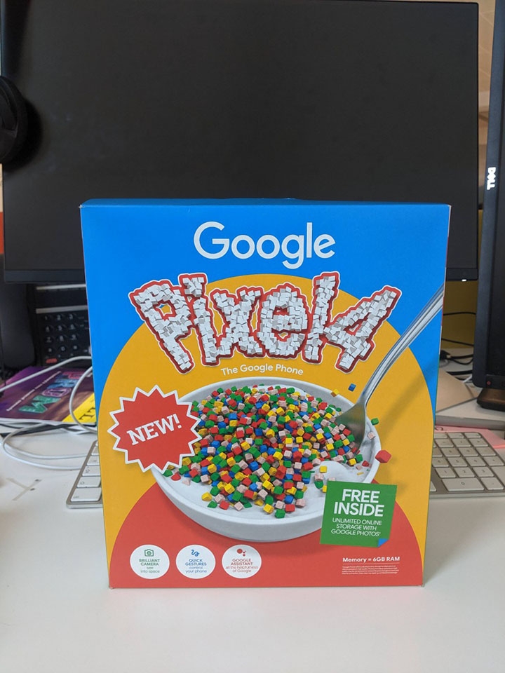 Google tặng hộp ngũ cốc cho Pixel 4 (ảnh 2)