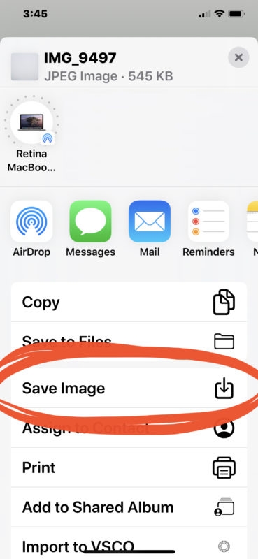Lưu hình ảnh và video trong iOS 13 05