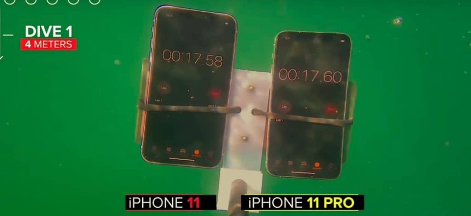 Thử nghiệm chống nước iPhone 11 series (ảnh 2)