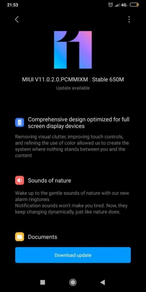 Redmi 7A MIUI 11