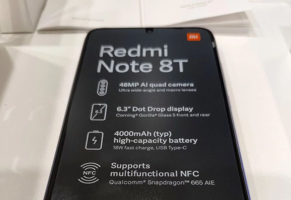 Ảnh mở hộp Redmi Note 8T (ảnh 4)