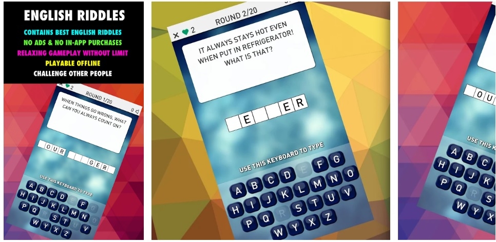 English Riddles Guessing Game PRO English Riddles Guessing Game PRO