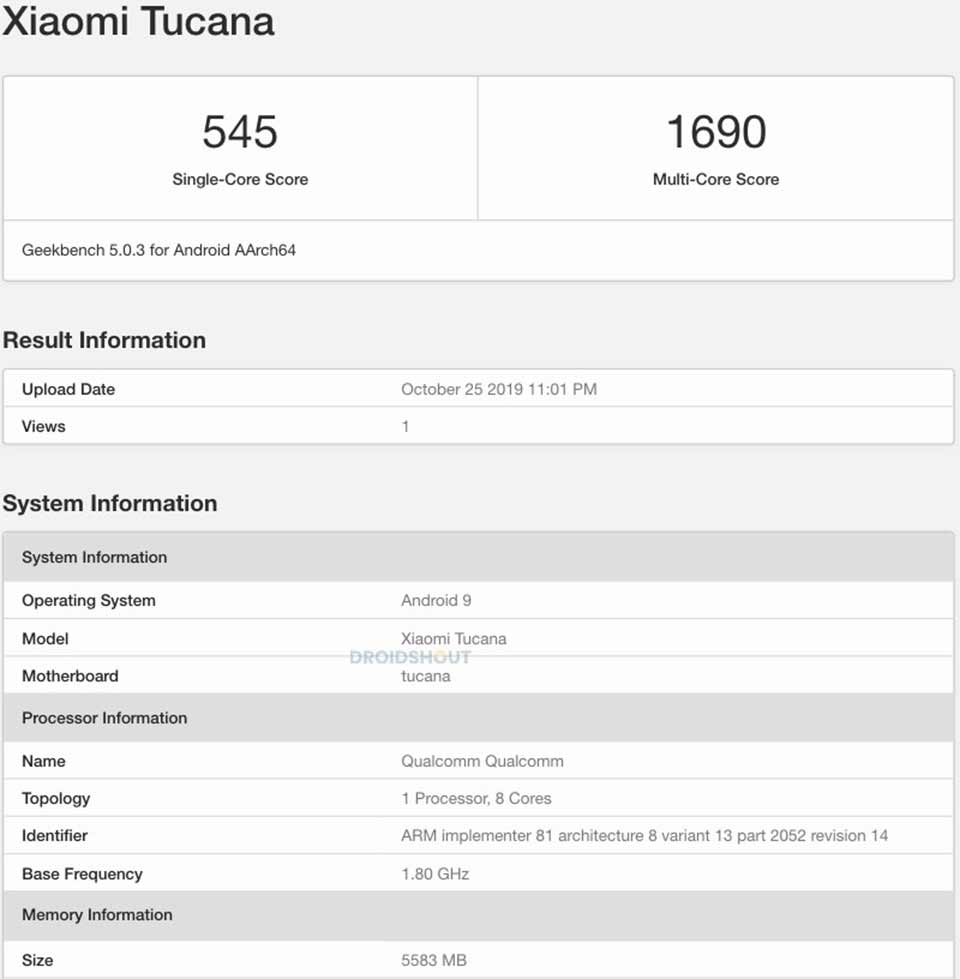 Xiaomi Tucana