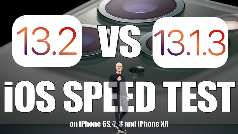 Đọ tốc độ iOS 13.2 và iOS 13.1.3 Đọ tốc độ iOS 13.2 và iOS 13.1.3