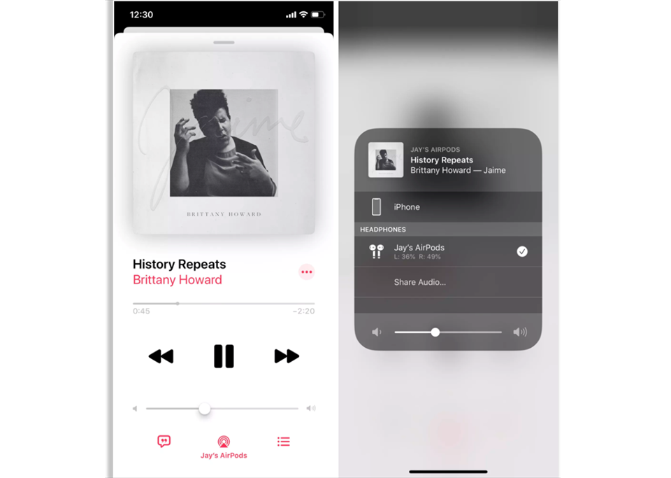chia sẻ âm thanh iOS 13 02