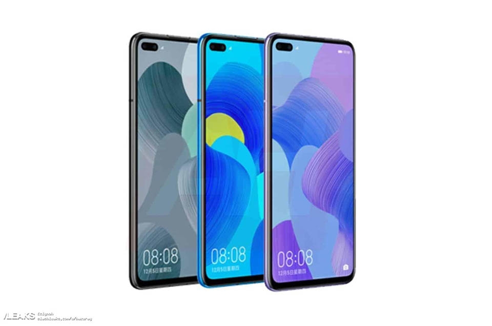 Huawei Nova 6 lộ ảnh render Huawei Nova 6 lộ ảnh render