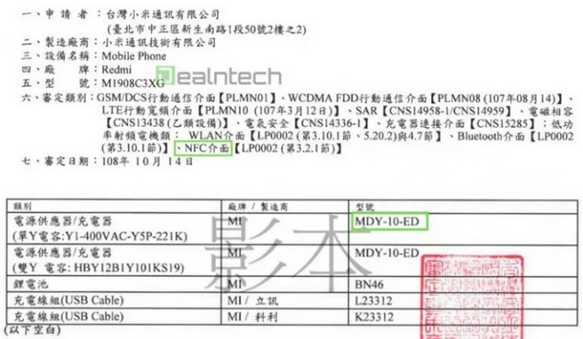 Redmi Note 8T