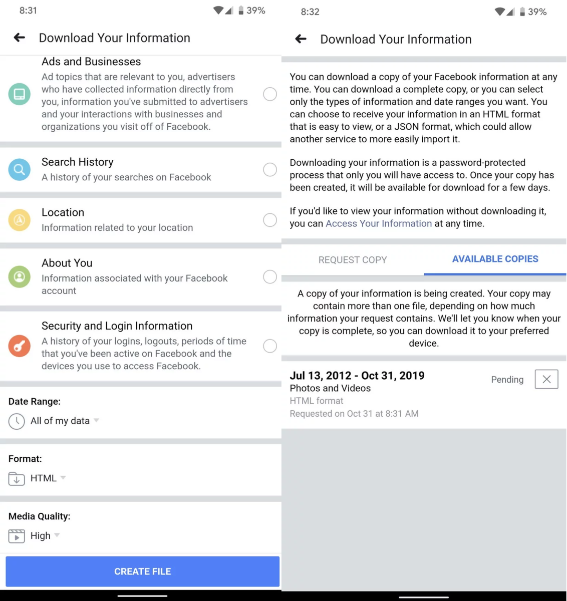 chuyen hinh anh tu facebook sang google photo