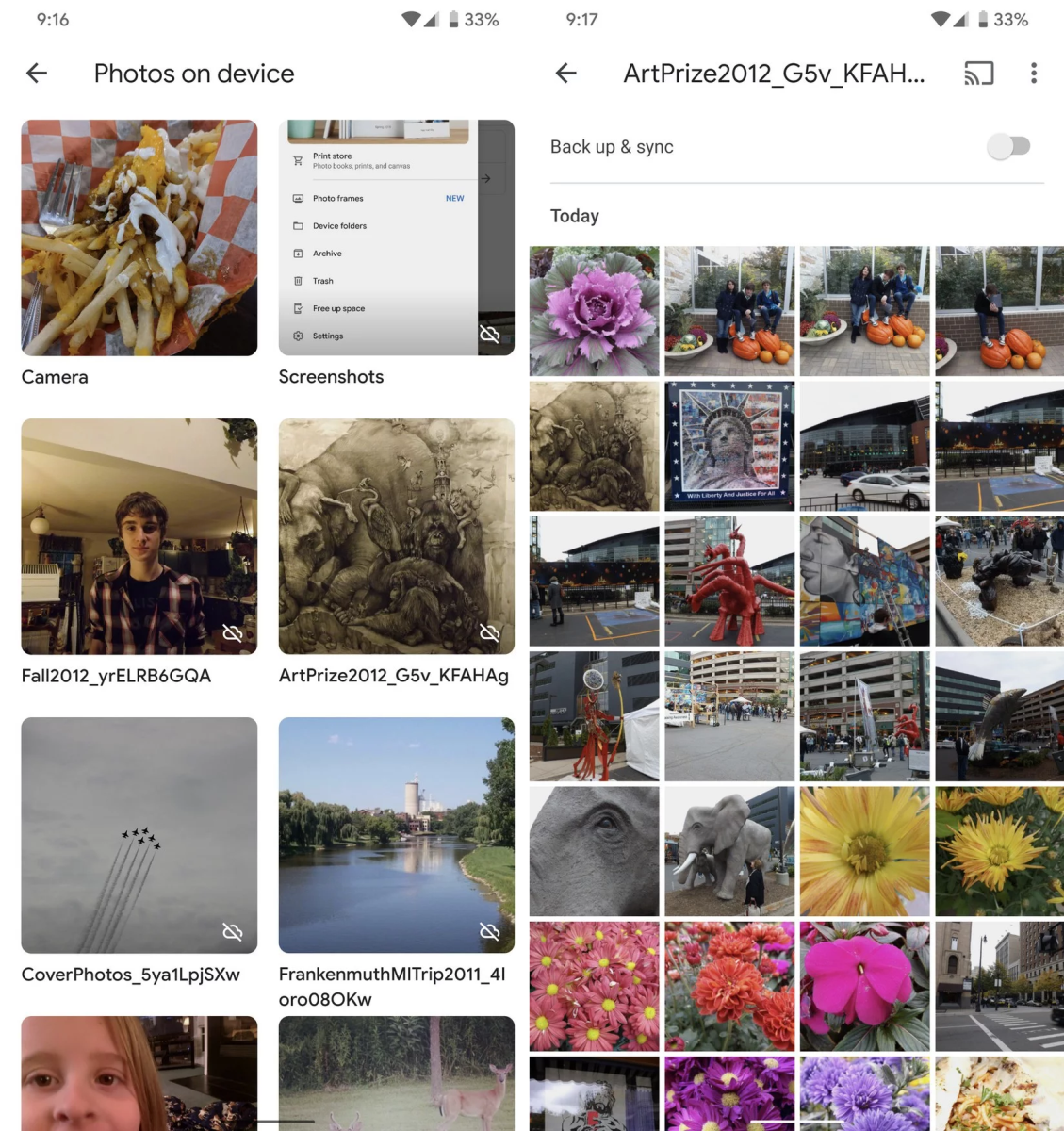 chuyen hinh anh tu facebook sang google photo