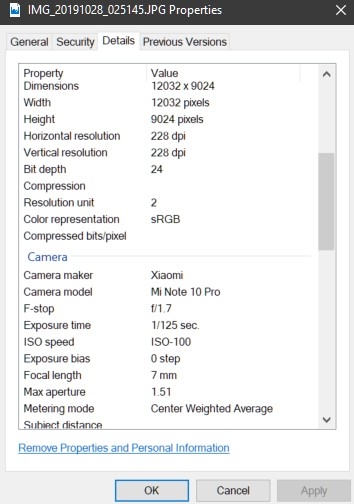 Lộ diện dữ liệu chi tiết về camera 108MP của Xiaomi Mi Note 10 Pro 2