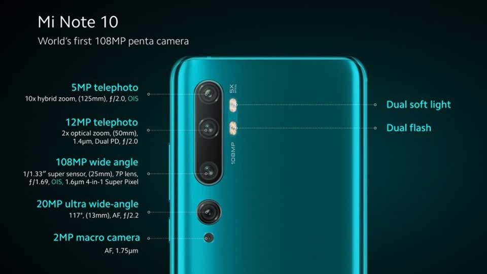 Xiaomi Mi Note 10 Xiaomi Mi Note 10