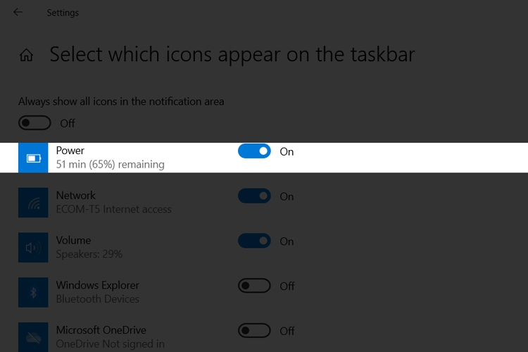 Cách khắc phục lỗi mất biểu tượng pin laptop trong Win 10 - 06