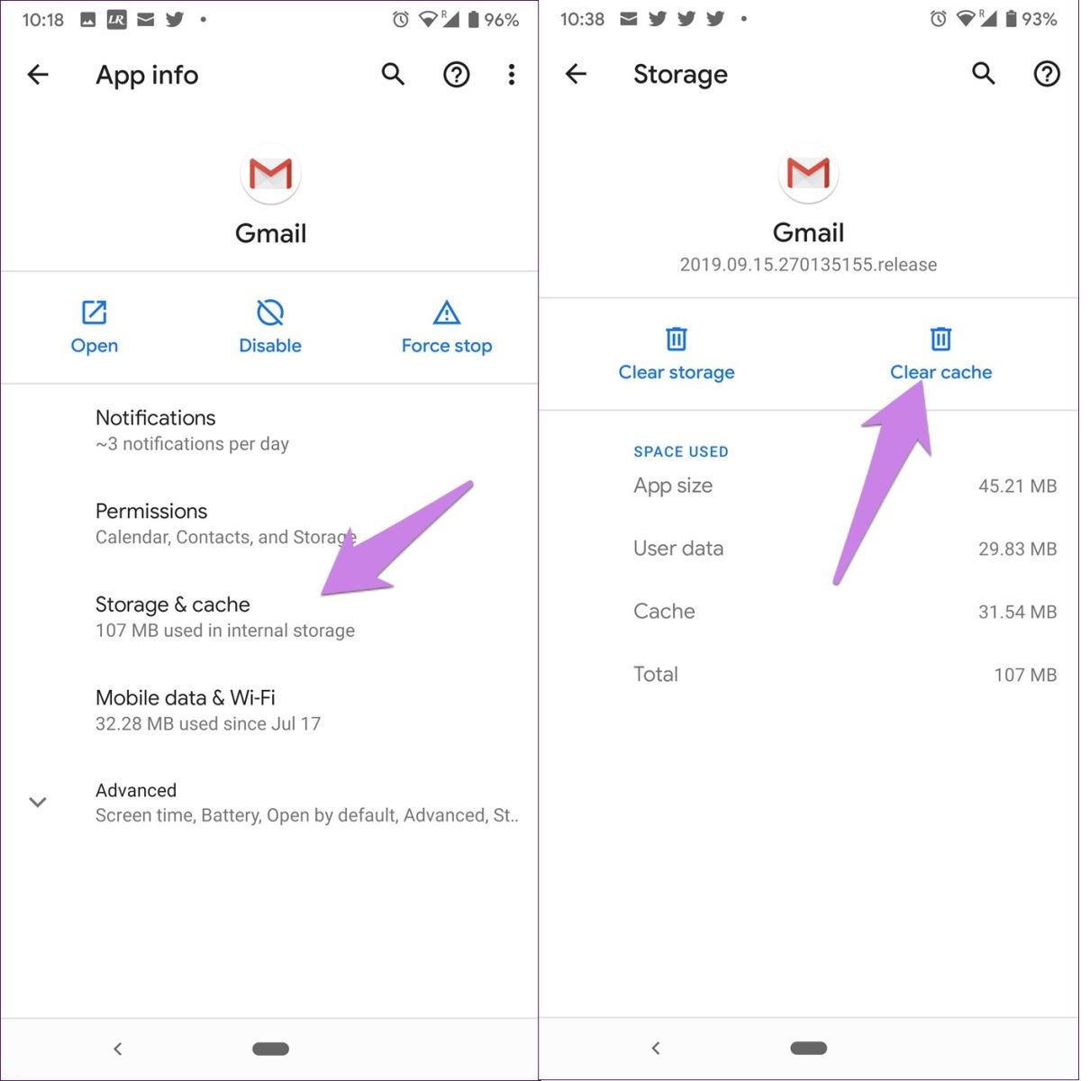 Xóa bộ nhớ cache Xóa bộ nhớ cache