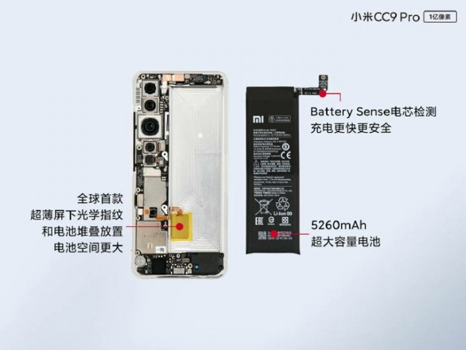 Mổ bụng Xiaomi Mi CC9 Pro (ảnh 6)