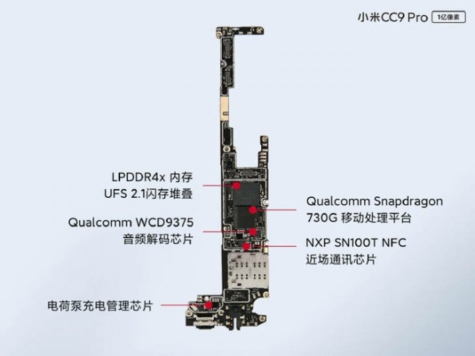 Mổ bụng Xiaomi Mi CC9 Pro (ảnh 8)