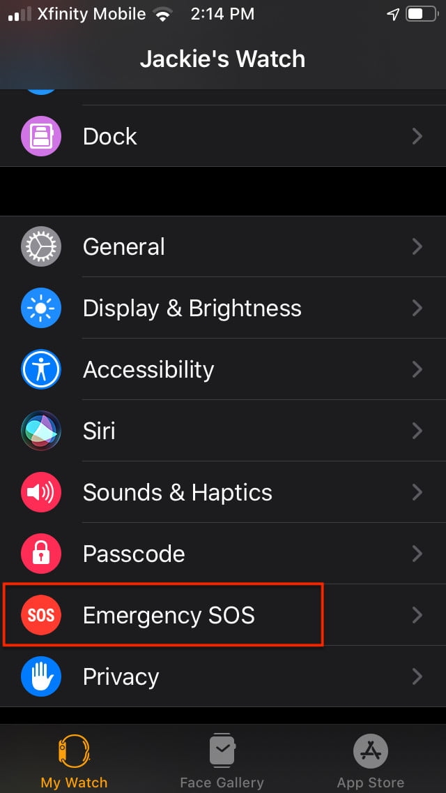 Cách cài đặt phát hiện té ngã trên Apple Watch