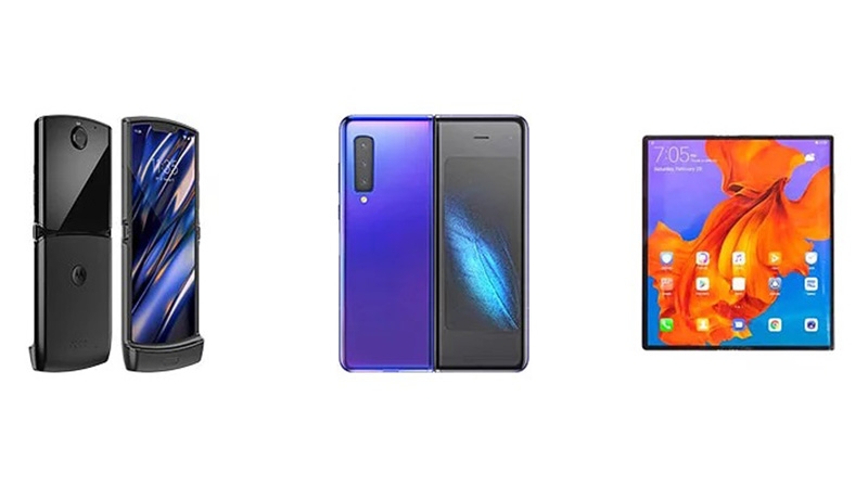 So sánh Motorola Razr, Huawei Mate X và Samsung Galaxy Fold 01