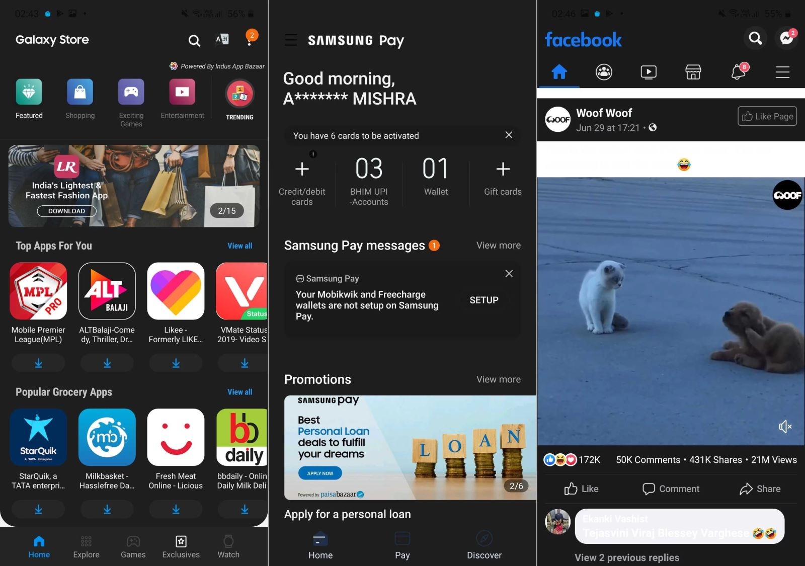 Dark Mode Galaxy Note 10