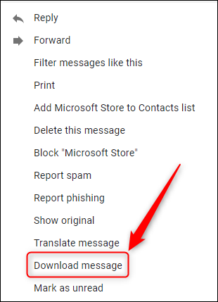 Cách để lưu email về máy tính