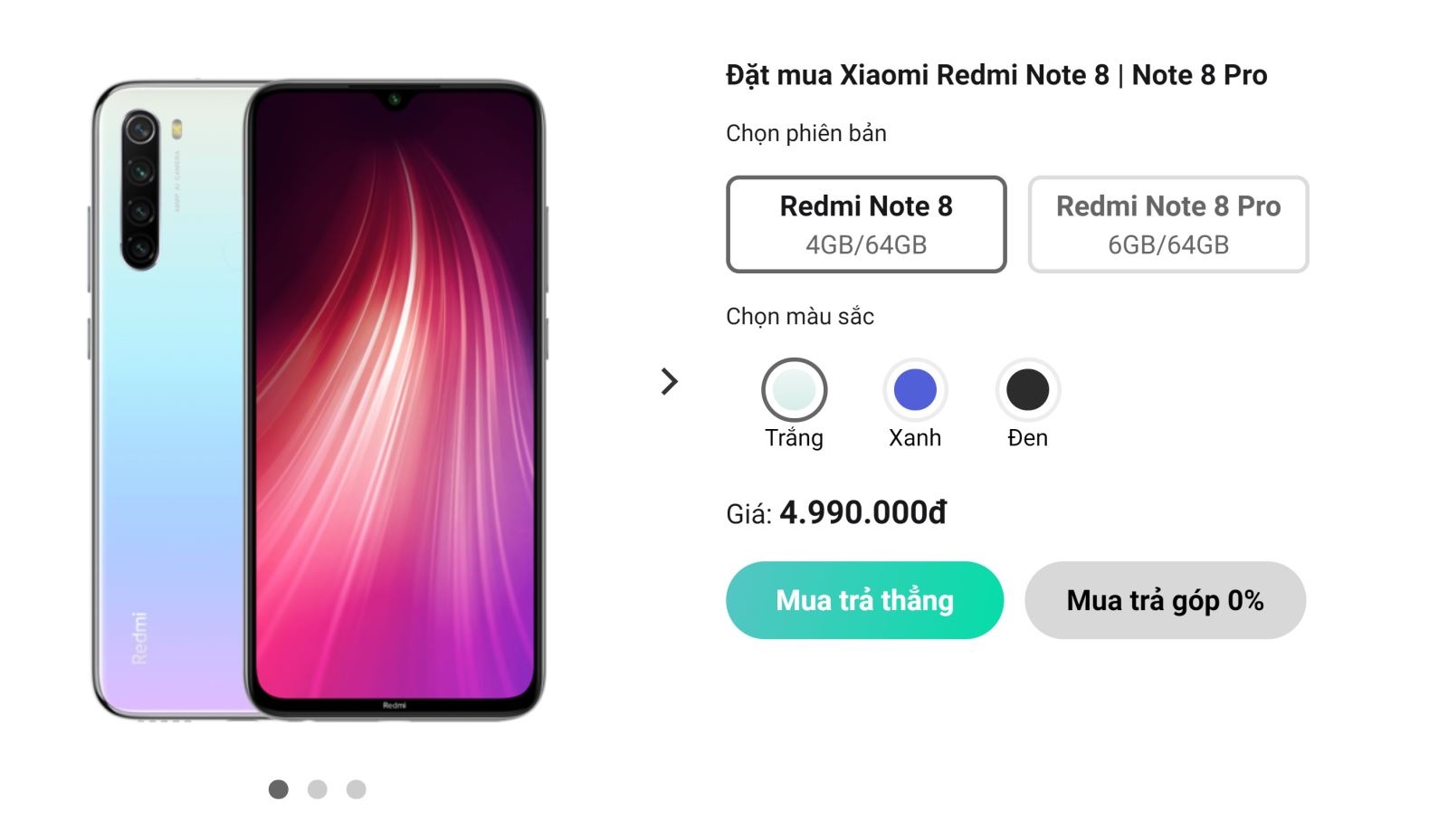 Đặt hàng Xiaomi Redmi Note 8 và Note 8 Pro 09 Đặt hàng Xiaomi Redmi Note 8 và Note 8 Pro 09