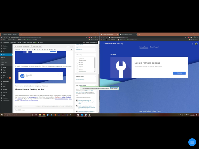 Hướng dẫn cài đặt Chrome Remote Desktop cho iPad 4