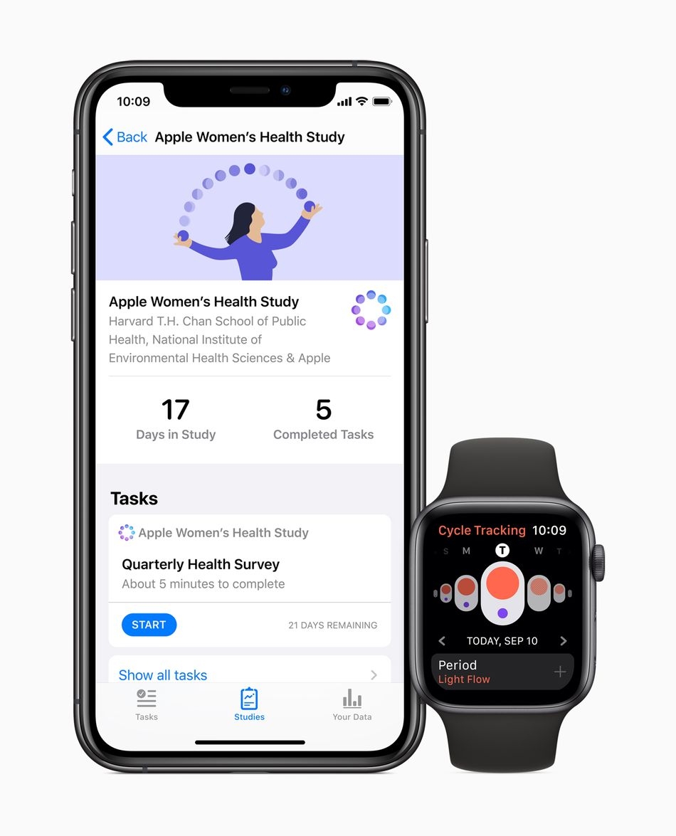 Ứng dụng Research của Apple và 3 dự án nghiên cứu sức khỏe